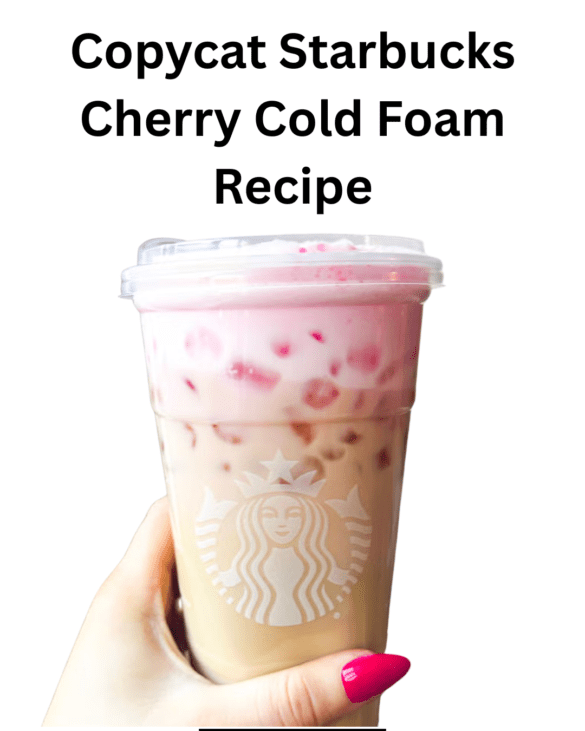 Copycat Starbucks Cherry Cold Foam Recipe Copycat Starbucks Cherry Cold Foam Recipe