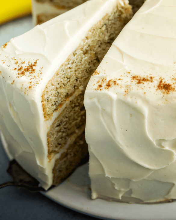 Banana Bread Cake with Cream Cheese Frosting