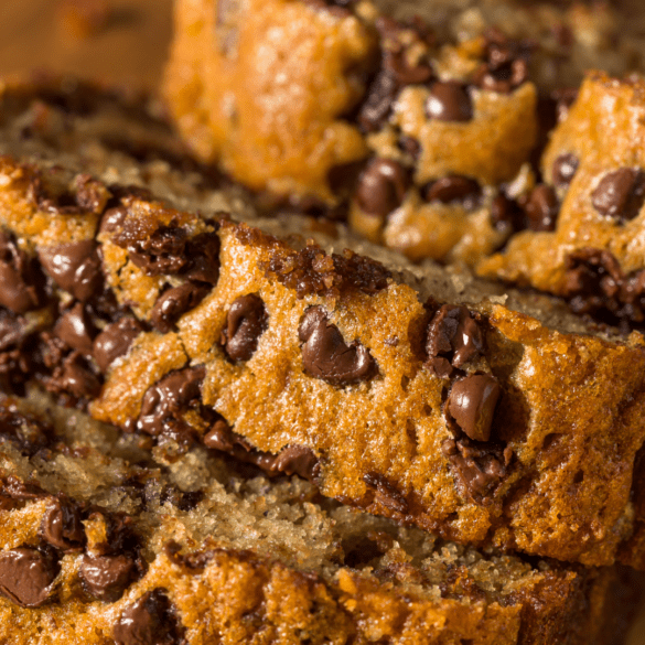 Banana Bread with Three Bananas