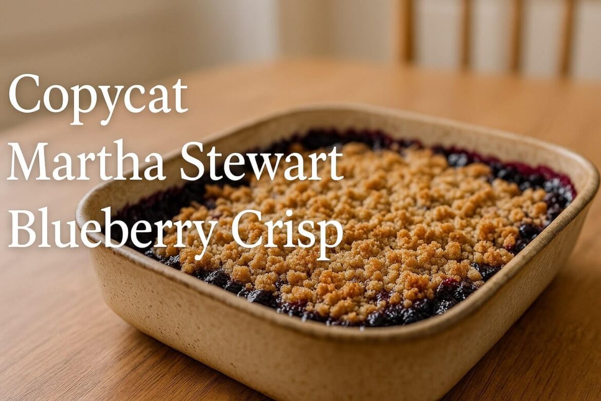 Blueberry Crisp Recipe
