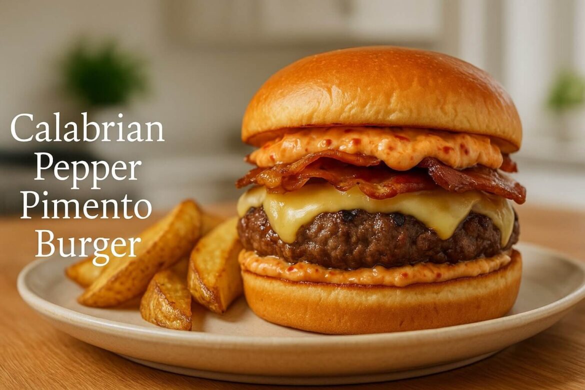 Calabrian Pepper Pimento Burger