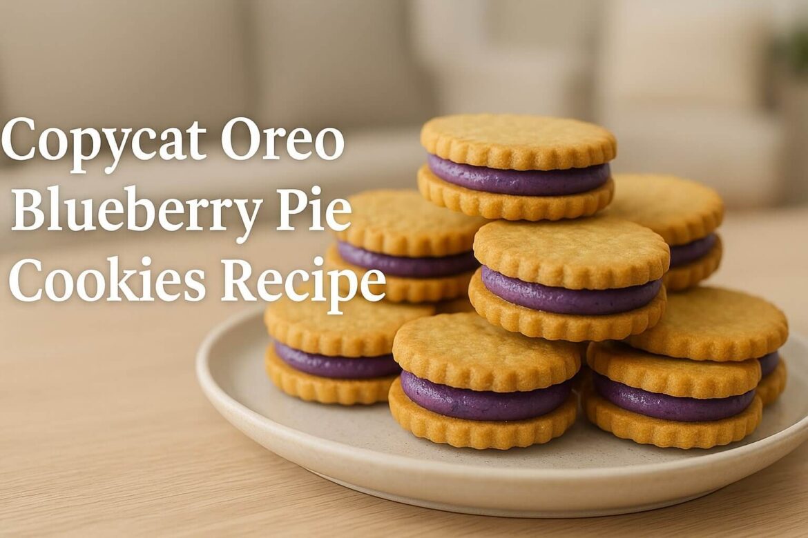 Copycat Oreo Blueberry Pie Cookies Recipe