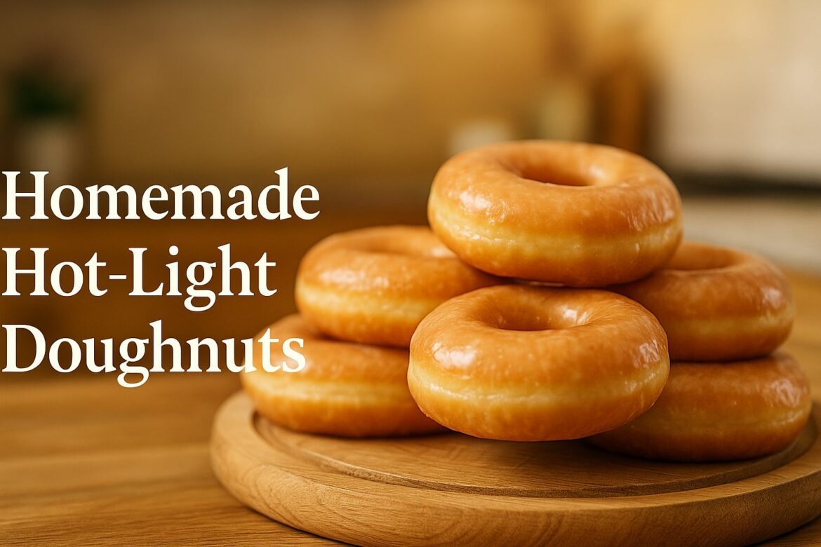 Homemade “Hot-Light” McDonald's Krispy Kreme-Style Doughnuts