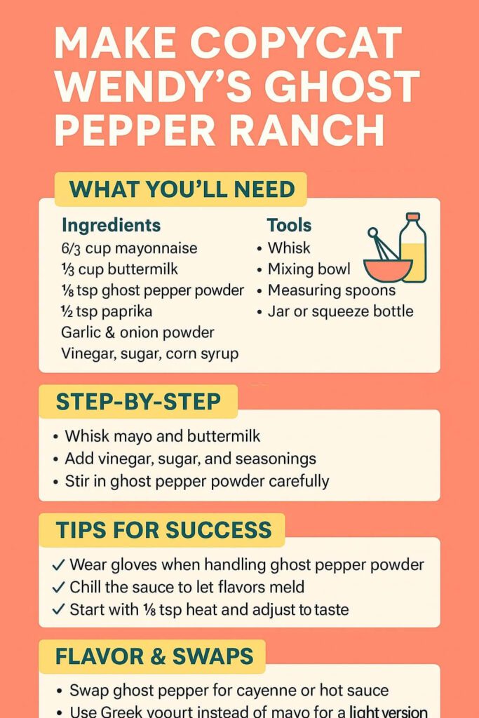 Copycat Ghost Pepper Ranch Recipe