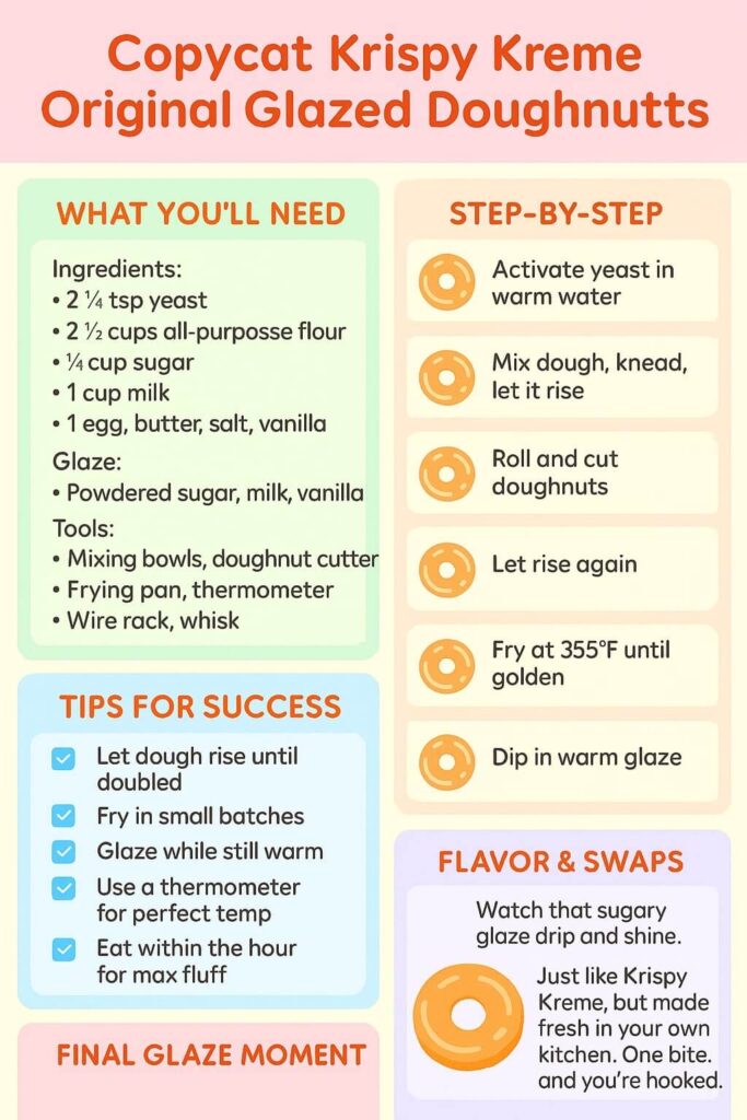 Copycat Krispy Kreme Original Glazed Doughnut info