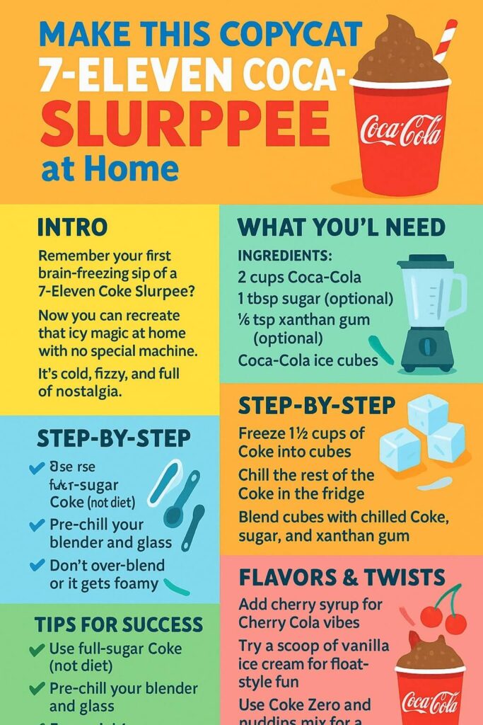 How to Make a Slurpee at Home Recipe card