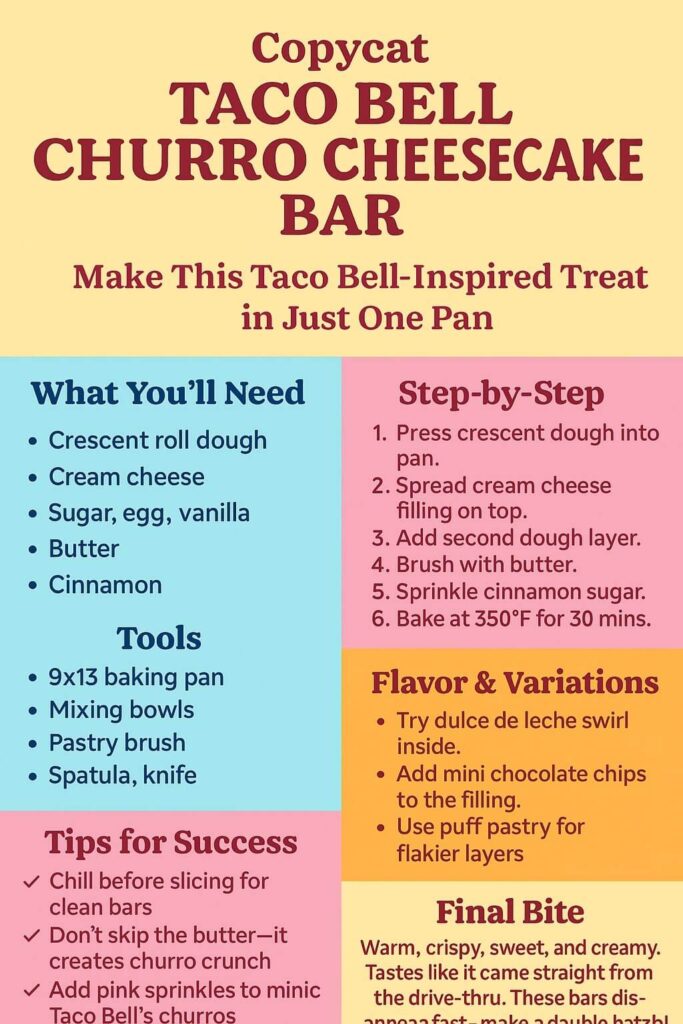 Taco Bell-Inspired Churro Cheesecake Recipe