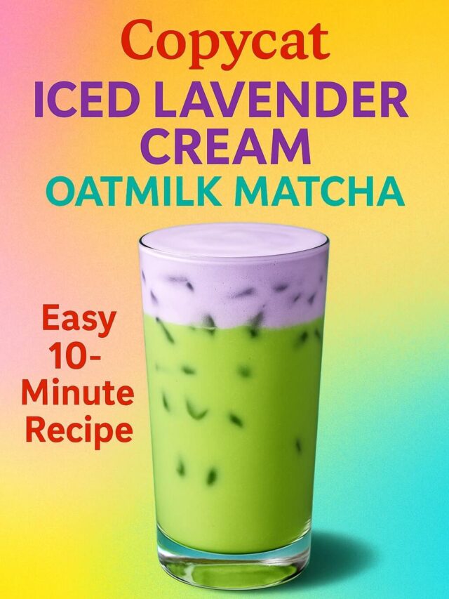 Copycat Iced Lavender Cream Oatmilk Matcha