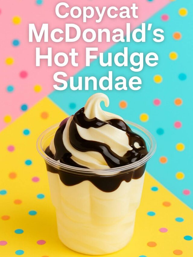 Copycat McDonald’s Hot Fudge Sundae
