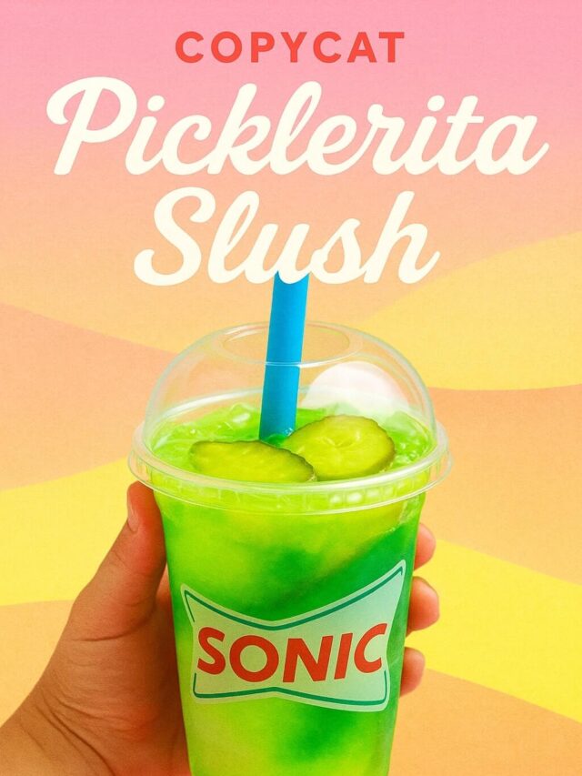 Copycat Picklerita Slush – Make Sonic’s Wild Pickle Drink at Home