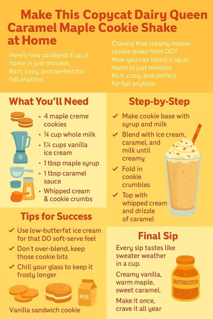 Caramel Maple Cookie Shake Recipe Guide