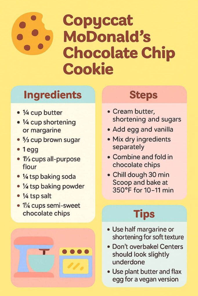 Copycat Chocolate Chip Cookie Recipe