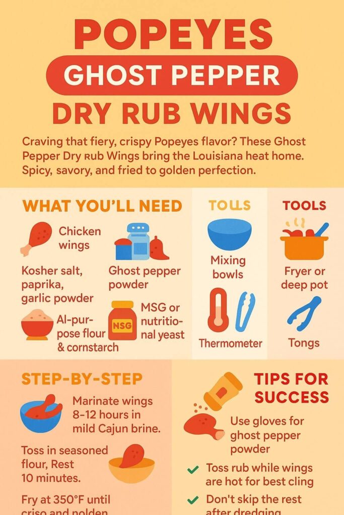 Popeyes Ghost Pepper Dry Rub Wings