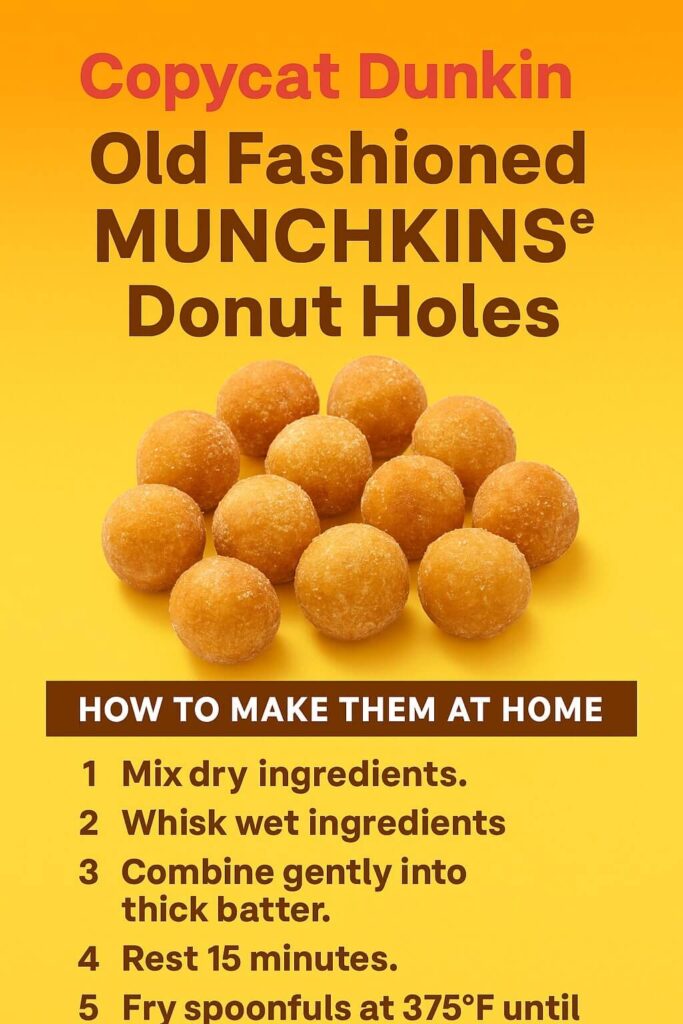 How to Make MUNCHKINS® at Home