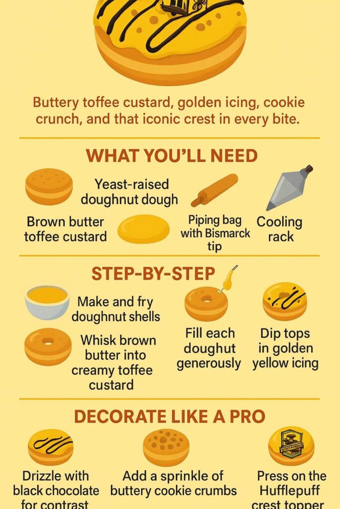 Hufflepuff Doughnut Recipe Guide