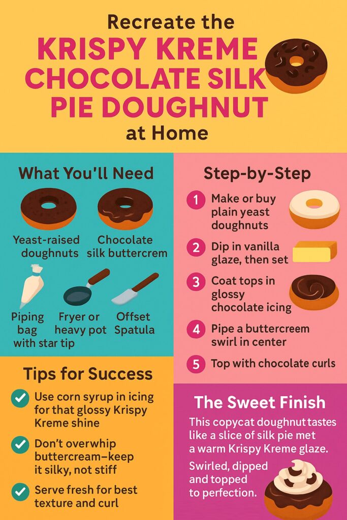 Krispy Kreme Chocolate Silk Pie Doughnut