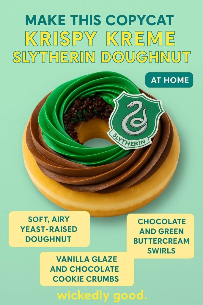 Slytherin Inspired Doughnut Delight