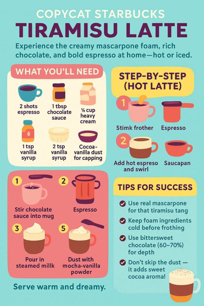 Tiramisu Latte Recipe Guide