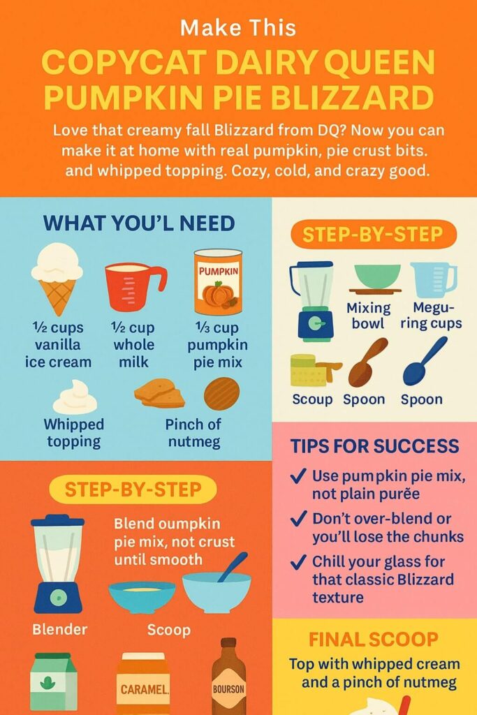 Copycat DQ Pumpkin Pie Blizzard Guide
