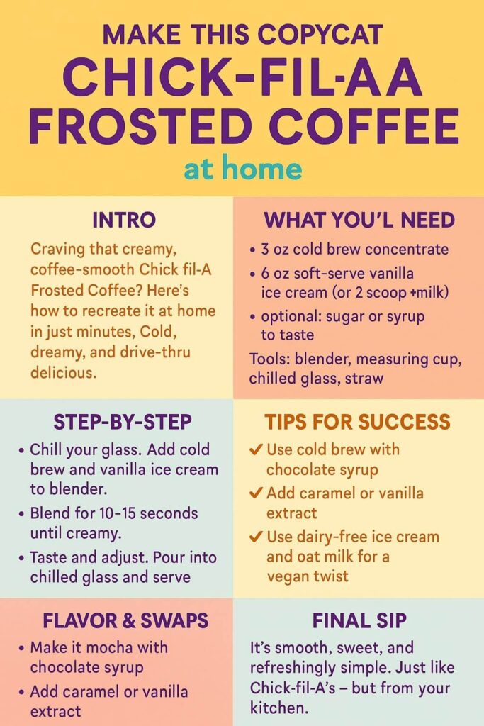 DIY Chick-fil-A Frosted Coffee Guide