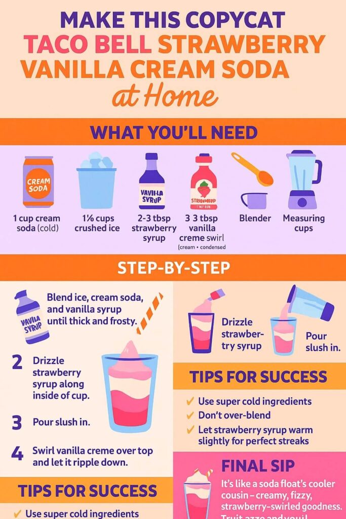 DIY Copycat Strawberry Vanilla Freeze