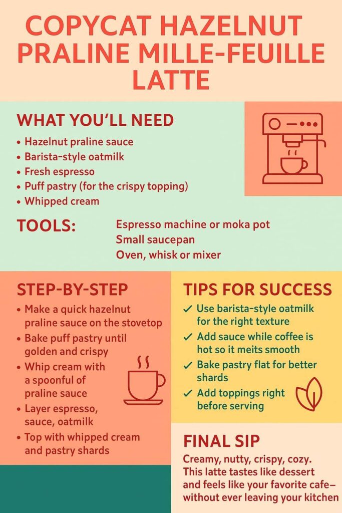 DIY Hazelnut Praline Latte Guide