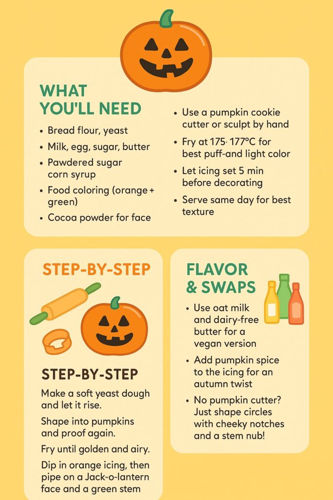 DIY Jack-O-Lantern Doughnuts Guide
