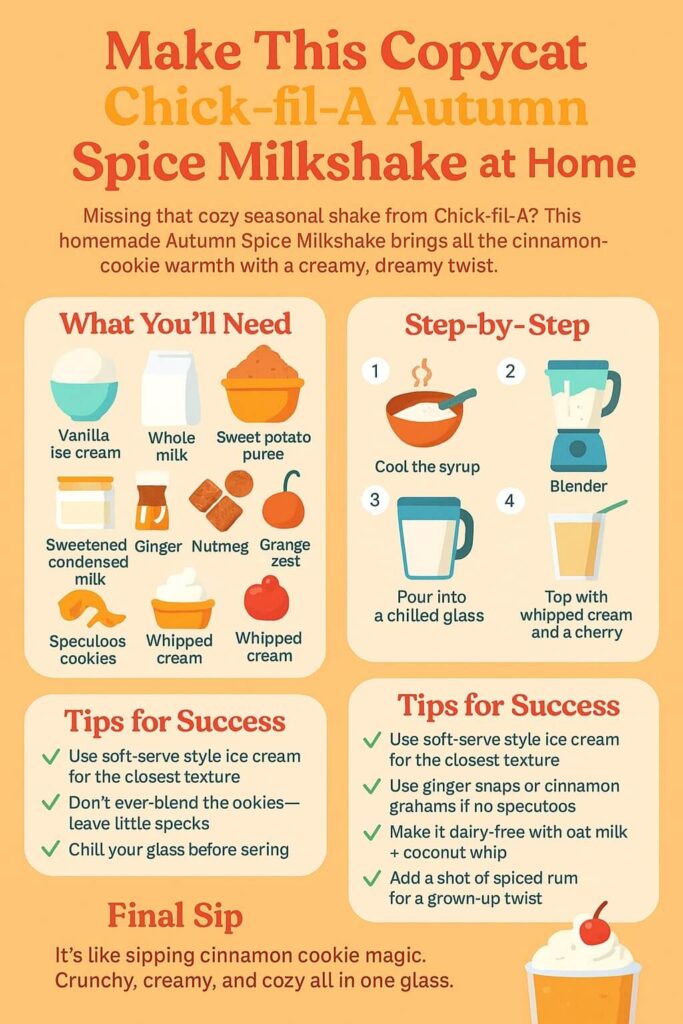 Autumn Spice Milkshake Recipe Guide