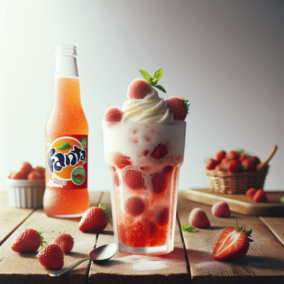 Copycat Burger King Frozen Fanta Strawberries & Cream Recipe