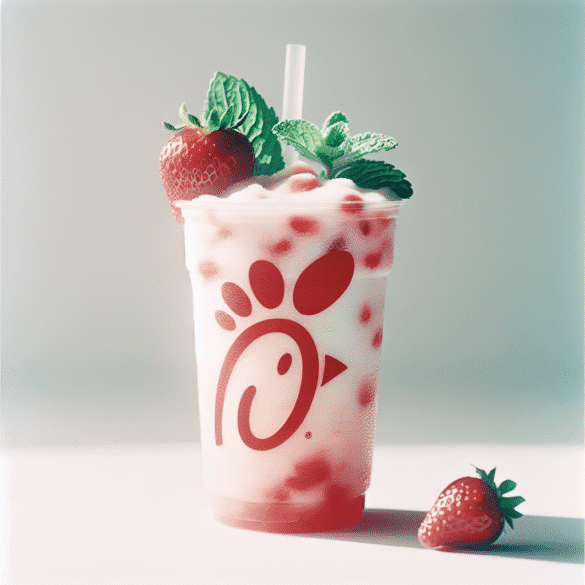 Copycat Chick-fil-A Strawberry Hibiscus Frosted Lemonade Recipe