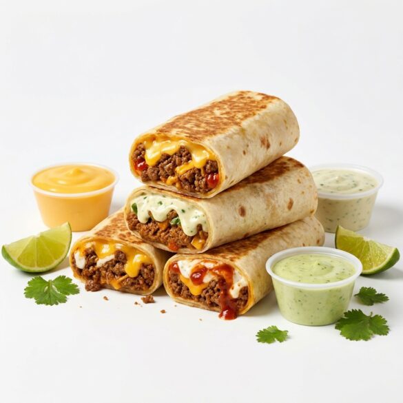 Copycat Taco Bell Grilled Burrito Dippers Recipe