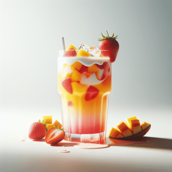 Copycat Starbucks Mango Strawberry Refreshers Recipe