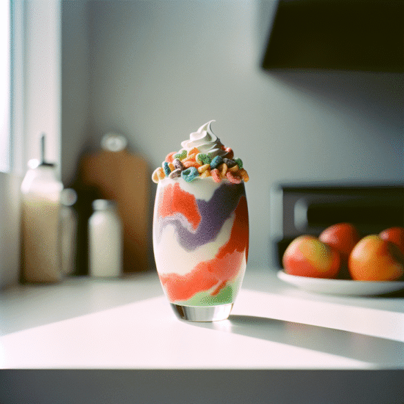 Copycat Dairy Queen Fruity Pebbles Shake Recipe