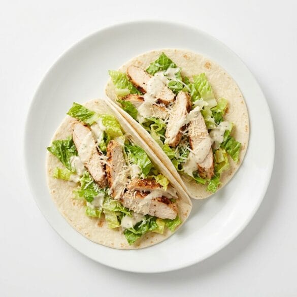 Copycat Taco Bell Cantina Chicken Caesar Soft Taco Recipe