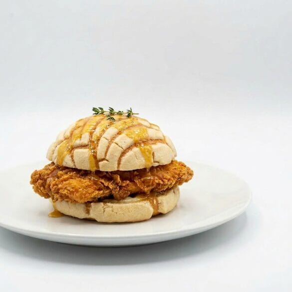 Popeyes x Tequila Don Julio Reposado Flavored Concha Chicken Sandwich