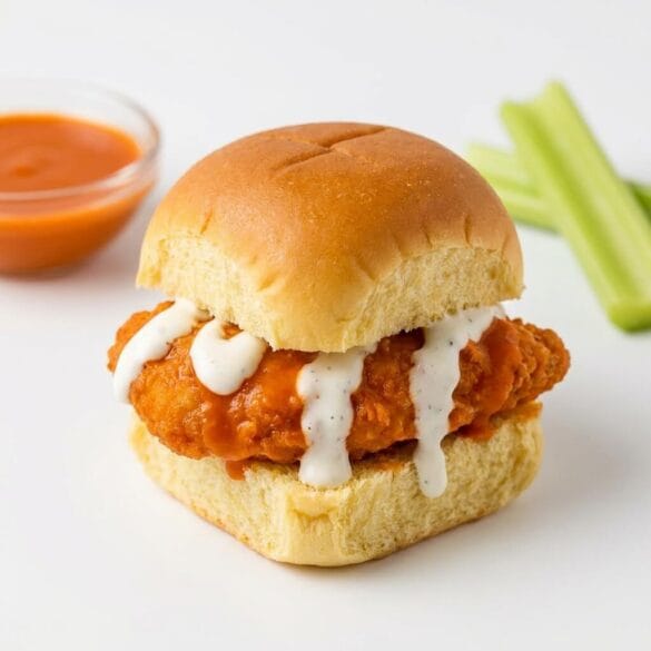 Copycat Arby's Buffalo Chicken Slider Recipe