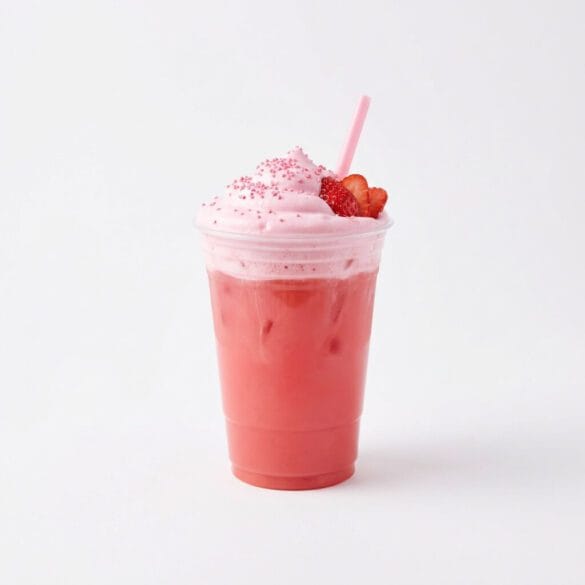 Dunkin' Barbie Pink Strawberry Cold Foam