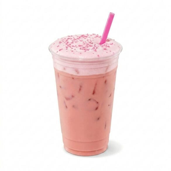Dunkin' Barbie Pink Strawberry Cold Foam