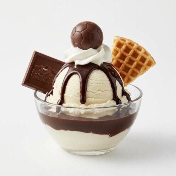 Ghirardelli Waffle Gooooal Sundae