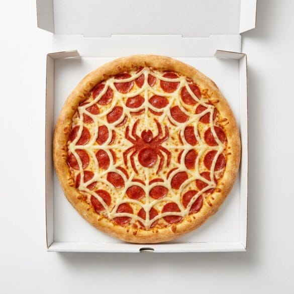 little caesars spider-man pizza